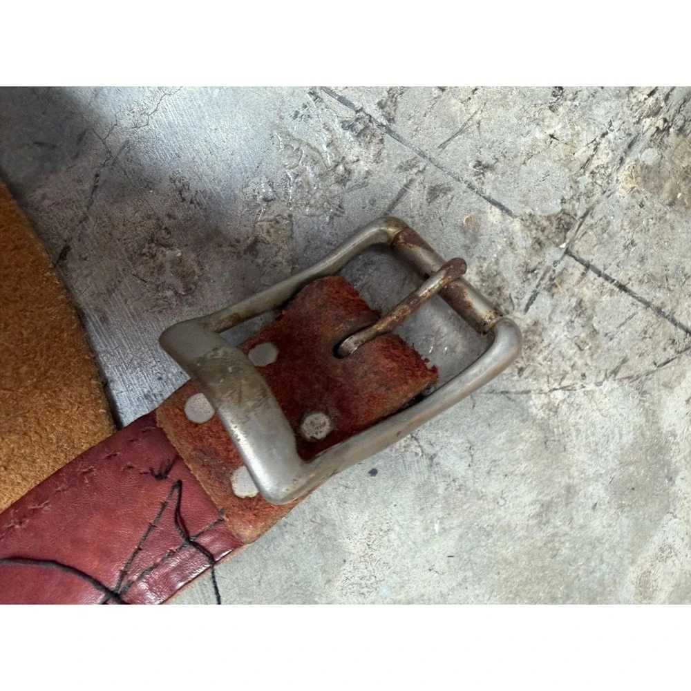Vintage Leather Farrier Shoeing Chaps Apron